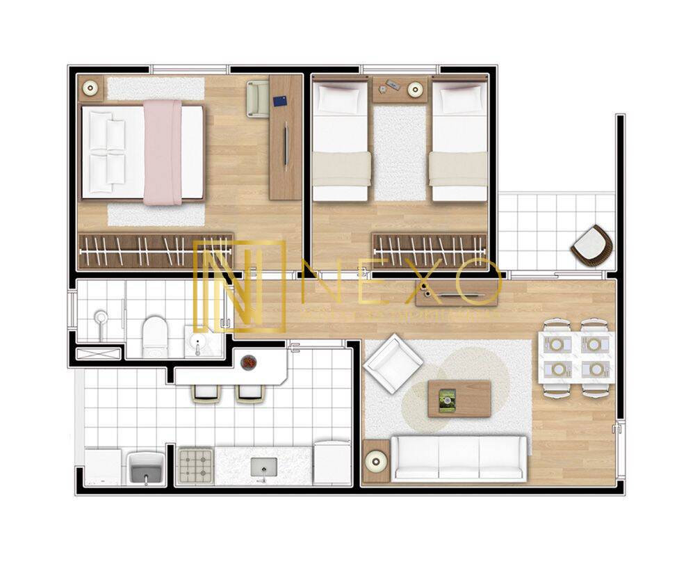 Apartamento, 2 quartos, 52 m² - Foto 25